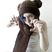 Bear Scarf-Hat pattern 