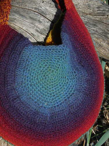 ColorFlow Crochet Project Bag photo 3