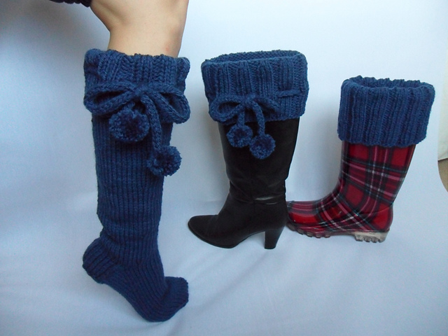 Ravelry: Long Knee High Chunky Boot 