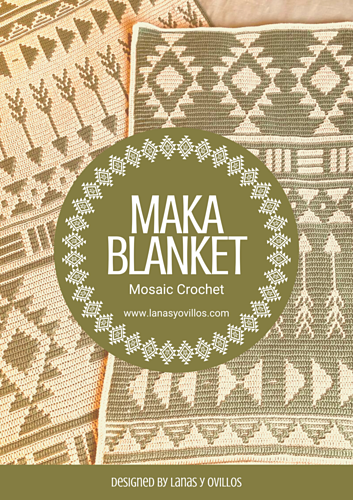 Ravelry: Small Maka Blanket Mosaic pattern by Lanasyovillos official