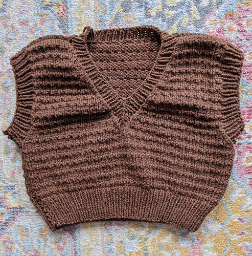 Chocolate Waffle Vest