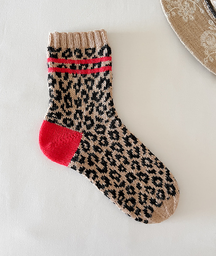 Latsk Leopard Sokker - Larissa Aylene