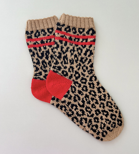 Latsk Leopard Sokker - Larissa Aylene