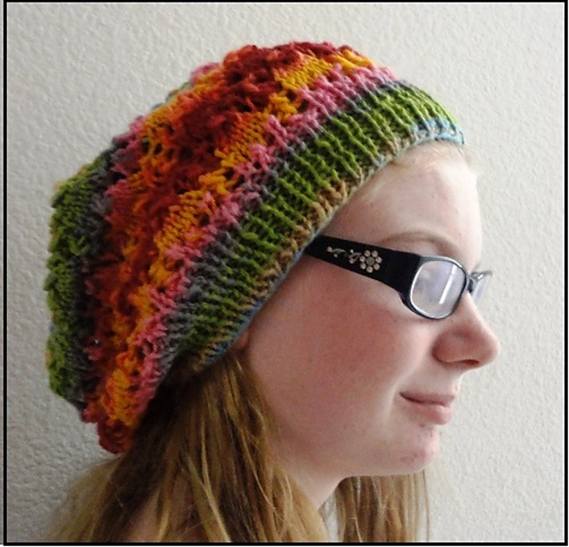 Ravelry: Arrowhead Slouchy Hat pattern by Lori Stade
