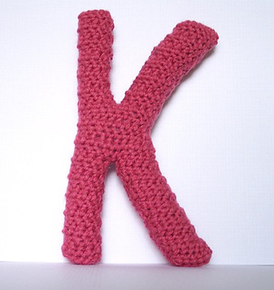 Ravelry: Alphabet Letter --- Capital K Pattern pattern by Lauraslefthook