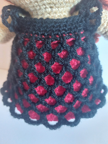 Weebee Doll - Ode to Rose Dress - Laura Tegg