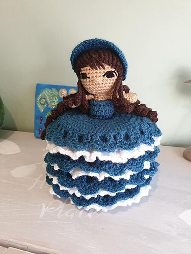 Weebee Pocket Paige Doll Toilet Roll Cosy - Laura Tegg