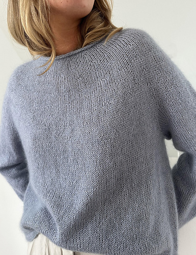 Plain Yoke Bluse - LE KNIT by Lene Holme Samsøe