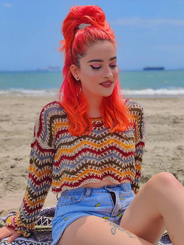 Våget Genser - BaiRetro