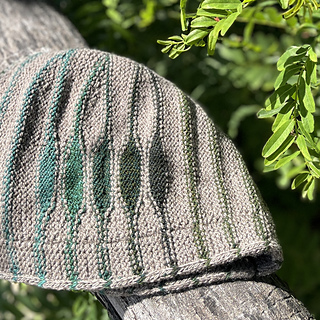 View of inside of hat.