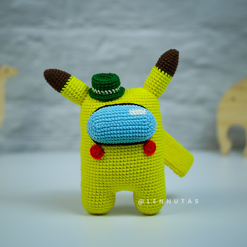 Among Us Pikachu Pokémon - Thao Nguyen Lennutas