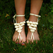 Trendy Ruffled Barefoot Sandals pattern 