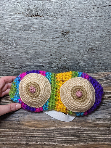 Lewd Boobie Sleep Mask - Rachel Berg