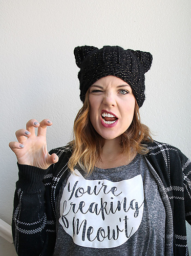 Black Cat Slouch Hat photo 2