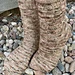 Over a Barrel Socks pattern 