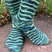 Norse Dragon Socks pattern 