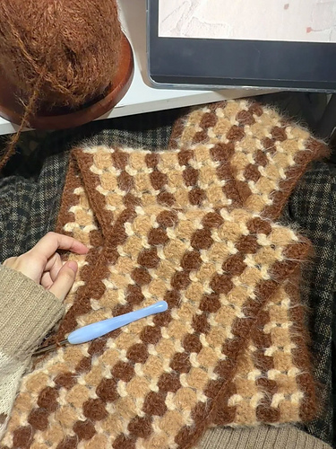 Ravelry: Checkered Scarf pattern by Liceria
