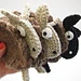 Crocheted Flat Sheep pattern 