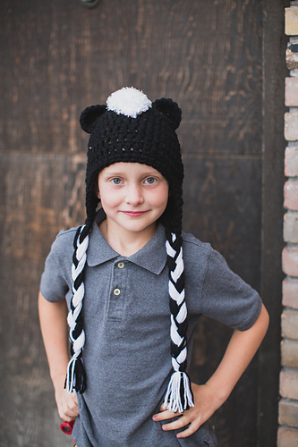 Lue med skunk-mønster - Anna Christina Photography