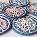 Frozen Snowflake hanging ornament pattern 