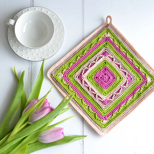 Tulip Potholder photo 1