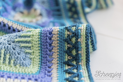 Ravelry patroon: Zig-Zag Blanket Border