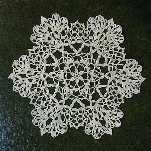 Lacy Six Point Doily photo 9