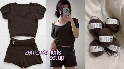 zen top & shorts set up
