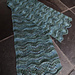 Feather and fan scarf pattern 