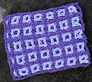 Ravelry: Blocks Intermeshing Dish Towel pattern by Linda Dean