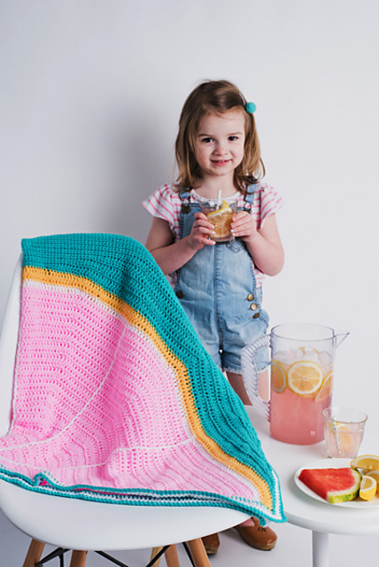 Aim to Squeeze Pink Lemonade Blanket