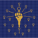 Indiana Womens Rally Flag pattern