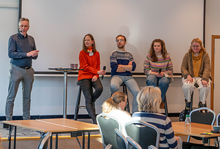 Debate at Knitting Weekend NSF, Scandic Parken, Ålesund