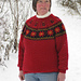 17008 Yoked Pullover pattern 