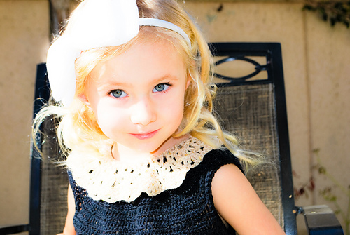 Granny Square Crochet Dress for Girls photo 2