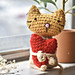 Heart Cat pattern 