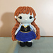 Disney pricess - Mini Anna doll pattern 