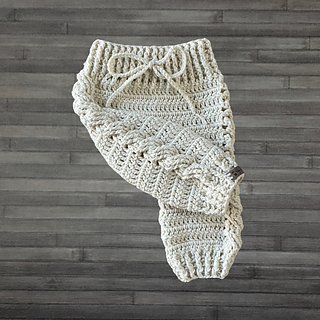 Cooper baby pants available as a separate pattern