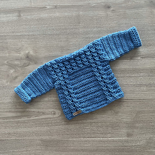 River sweater to 12 years pattern available separately