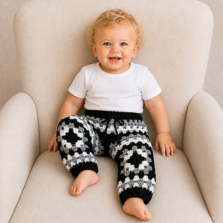 Granny Square Baby Pants NB-2 years available as a separate pattern