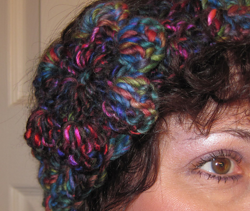 Borealis Cowl and Flower Headband photo 4