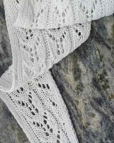 Tiny Leaves Sjal - bylitevirkning