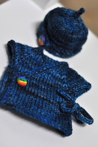 Some Tiny Hugs Mini Kimono and Beanie Set photo 1