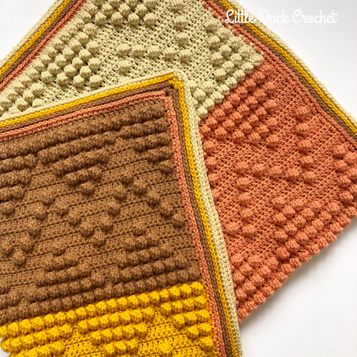 Ravelry: Bobbles Galore Blanket pattern by Little Duck Crochet