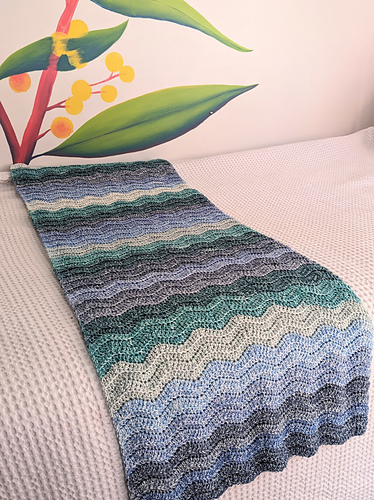Groovy Waves Blanket - Annaliese Mansfield