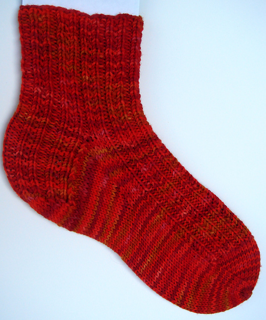 Ravelry Beaded Rib Sock pattern by Pam Grushkin