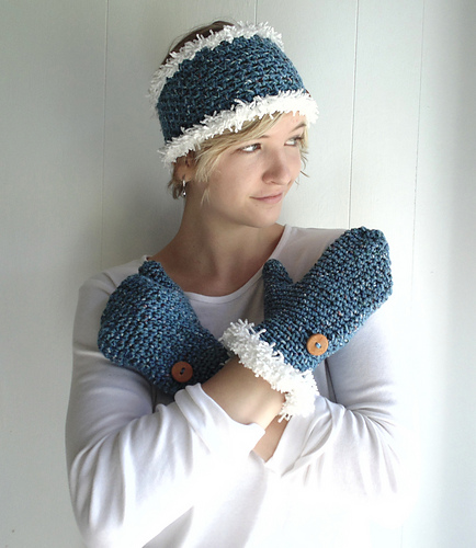 Frosty Headband and Mittens photo 1
