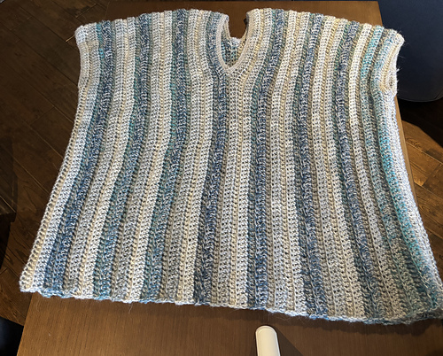 Easy 1 Piece Rectangle Crochet Top photo 4