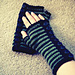 Button Band Fingerless Gloves pattern 