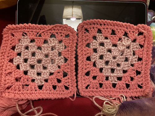 Granny Heart Coaster & Cloth photo 2